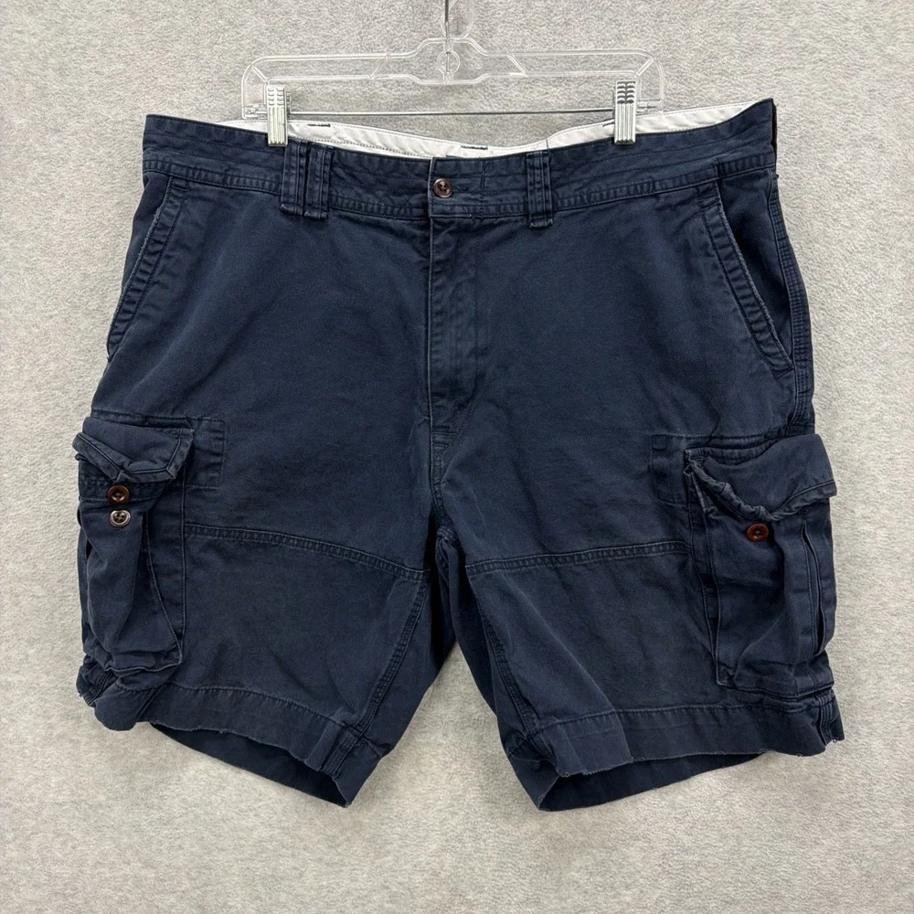 Polo Ralph Lauren Cargo Shorts Men 42 Navy Paratrooper Gellar Fatigue Preppy Y2K